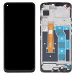 Display LCD Touch Screen Con Frame Originale SERVICE Per OPPO REALME 6 RMX 2001 BLACK NERO