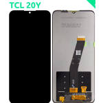 DISPLAY LCD + TOUCH SCREEN PER TCL 20Y 20E 6125 6156 SCHERMO MONITOR VETRO NERO NO FRAME