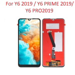 TOUCH SCREEN VETRO LCD DISPLAY PARI A  ORIGINALE SERVICE  Per Huawei Y6 2019 /Y6S / Y6 PRO / HONOR 8A MRD-LX1 LX2 NERO NO FRAME