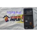 DISPLAY + LCD + TOUCH SCREEN FRAME Originale SAMSUNG GALAXY S20 FE BLU G780 4G 2020 CLOUD NAVY BLUE/BLACK