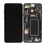 DISPLAY LCD + TOUCH SCREEN+FRAME + BATTERIA  PER SAMSUNG GALAXY S9+ S9 PLUS G965F SM-G965F NERO BLACK