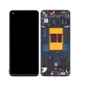 DISPLAY LCD+TOUCH SCREEN+FRAME ORIGINALE SERVICE PACK PER OPPO RENO 6 5G NERO BLACK PEQM00 / CPH2251