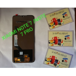 DISPLAY LCD SERVICE  PER XIAOMI REDMI NOTE 7 / NOTE 7 PRO TOUCH SCREEN SCHERMO ASSEMBLATO VETRO NERO NO FRAME  M1901F7H  M1901F7G