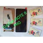 DISPLAY LCD PARI A ORIGINALE  PER XIAOMI REDMI NOTE 8 PRO TOUCH SCREEN SCHERMO ASSEMBLATO VETRO NERO NO FRAME M1906G7G