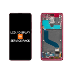 LCD DISPLAY XIAOMI MI 9T / 9T PRO (2019) DARK RED GRADIENT SERVICE PACK