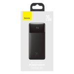 Baseus Power Bank 20000 Mah 15W Bipow Ricarica Rapida Nero Black