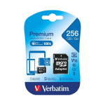 MicroSD Verbatim 256GB classe10 UHS-I 44087