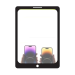 DISPLAY LCD  + TOUCH SCREEN PER APPLE iPad 6 Air 2 A1566 A1567 SCHERMO VETRO BIANCO