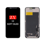 DISPLAY LCD+TOUCH SCREEN VETRO PER IPHONE 13 SOFT OLED ZY IC RIMOVIBILE