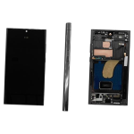 Display Lcd Touch Screen Con Frame Per Samsung S918b S23 Ultra 5g Nero Con Frame (Soft Oled)