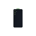 BACK COVER COPERCHIO COPRI BATTERIA PER SAMSUNG GALAXY A35 A356B SCOCCA VETRO BLU NAVY NERO BLACK ORIGINALE SERVICE