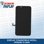 Display LCD Touch Screen Compatibile Per APPLE iPhone 13 MINI INCELL A-SI ZY ZYASI13M