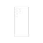 Back Cover Copribatteria Coperchio Compatibile Per Samsung S23 Ultra Bianco 