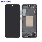 Display Lcd+Touch+Frame Originale Service Pack Per Samsung Galaxy S24 5G 2024 SM-S921  Black NERO 