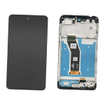 DISPLAY LCD ORIGINALE  PER MOTOROLA XT2421-2 MOTO G04 NERO CON FRAME 5D68C23890