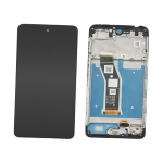 DISPLAY LCD ORIGINALE  PER MOTOROLA XT2421-8 MOTO G04S NERO CON FRAME 5D68C24245