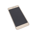 Display LCD Touch Screen Con Frame +Batteria Originale SERVICE PACK Per HUAWEI P8 LITE SMART GOLD