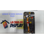 DISPLAY ORIGINALE SERVICE PACK LCD TOUCH +FRAME+BATTERIA HUAWEI HONOR 10 NERO COL-L09 L29