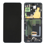 DISPLAY LCD FRAME ORIGINALE SAMSUNG GALAXY S20 Ultra 5G SM-G988B black no camera NERO