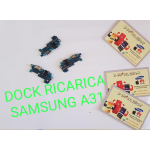 DOCK Connettore Dock Ricarica Originale SERVICE PACK Per SAMSUNG A31 SM-A315F CARICA JACK MICROFONO