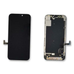 LCD DISPLAY + TOUCH SCREEN RETINA PER APPLE IPHONE 12 MINI INCELL  COLOR VETRO SCHERMO NERO + FRAME