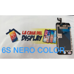 TOUCH SCREEN + LCD DISPLAY RETINA + FRAME COMPATIBILE PER APPLE IPHONE 6S COLOR VETRO NERO CON PLACCA