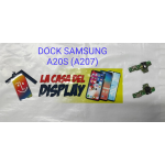 CONNETTORE DOCK CARICA RICARICA COMPATIBILE SAMSUNG GALAXY A20S SM-A207F M14 FLAT FLEX  MICROFONO