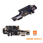 CONNETTORE RICARICA ORIGINALE SERVICE  USB MICROFONO DOCK XIAOMI REDMI NOTE 8 FLAT FLEX RICAMBIO