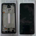 Display LCD +FRAME + TOUCH SCREEN  Originale SERVICE PACK  PER Samsung  Galaxy  Nero A52 SM-A525F A52 5G SM-A526B