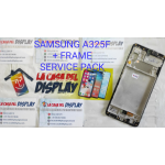 Lcd Display + Touch Con Frame ORIGINALE Service Pack Per Samsung A32 Sm-a325f/fn Nero 4g