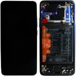 Display LCD Touch Screen Con Frame Batteria Originale SERVICE PACK Per HUAWEI MATE 20 PRO LYA-L09 TOUCH SCREEN TWILIGHT