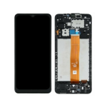 DISPLAY LCD+TOUCH+FRAME  ORIGINALE SERVICE PACK PER SAMSUNG GALAXY A12 2020  SM-A125 F/FN  VETRO NERO