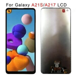 Display LCD Touch Screen NERO Originale SERVICE PACK Per SAMSUNG GALAXY A21S SM-A217F DS