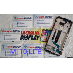 DISPLAY LCD + TOUCH SCREEN+FRAME OLED PER XIAOMI MI 10 LITE M2002J9G M2002J9E SCHERMO NERO