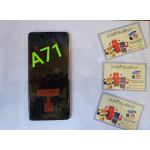 LCD DISPLAY + TOUCH SCREEN Con Frame Originale SERVICE PACK Per SAMSUNG GALAXY A71 A715 NERO