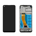 DISPLAY LCD + TOUCH SCREEN + FRAME ORIGINALE SERVICE PACK  PER  SAMSUNG GALAXY M11 SM-M115F BLACK GH81-18736A NERO