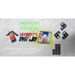 Vetrino Lente Fotocamera Samsung A530f A8 2018 +biadesivo