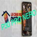 DISPLAY LCD+TOUCH SCREEN+ FRAME+BATTERIA  ORIGINALE SERVICE PACK PER  HUAWEI P30 PRO NERO VOG-L29 VOG-L09