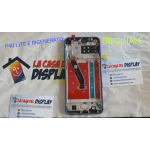 DISPLAY LCD+ TOUCH SCREEN+FRAME PER HUAWEI P40 LITE E / Y7P 2020 ORIGINALE RICONDIZIONATO AURORA BLU ART-L28 ART-L29  OEM