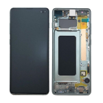 DISPLAY+ LCD+TOUCH SCREEN ORIGINALE SERVICE PACK PER SAMSUNG GALAXY S10 PLUS SM-G975F  GREEN  VERDE