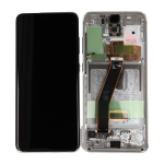 DISPLAY LCD TOUCH SCREEN ORIGINALE SERVICE PACK PER SAMSUNG GALAXY S20 G980 G980F G981 BIANCO  WHITE