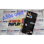 DISPLAY LCD + TOUCH SCREEN+ FRAME SCHERMO OLED COMPATIBILE PER SAMSUNG GALAXY A307 A30S NERO 