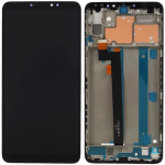 Display LCD Touch Screen Con Frame NERO Per XIAOMI MI MAX 3 SERVICE PACK ORIGINALE