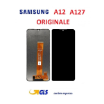 Display Lcd+ Touch Service Pack Per Samsung Galaxy A12 2021 Sm-a127f Vetro Nero