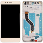 Display LCD Touch Screen Con Frame Compatibile Per HUAWEI P10 LITE WAS-LX1A SCHERMO VETRO BIANCO WHITE