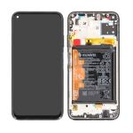 LCD DISPLAY ORIGINALE SERVICE PACK HUAWEI P40 LITE NERO+ BATTERIA JNY-L21A 0235