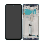 DISPLAY LCD+TOUCH+FRAME PER XIAOMI REDMI NOTE 9 PRO  TARNISH / BLU ORIGINALE SERVICE PACK M2003J6B2G M2003J6