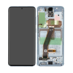 DISPLAY LCD TOUCH SCREEN ORIGINALE SERVICE PACK PER SAMSUNG GALAXY S20 G980 G980F G981  4G/5G  BLU