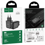 Carica Batterie Da Muro Spina Hoco N2 Usb 2.1a Nero Black