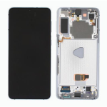 Display LCD Touch Screen Con Frame Originale SERVICE PACK Per SAMSUNG S21 PLUS 5G SM-G996B silver